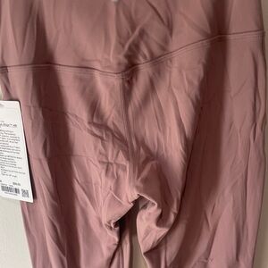 Lulu yoga pants MAUVE tags brand new align HR size 6